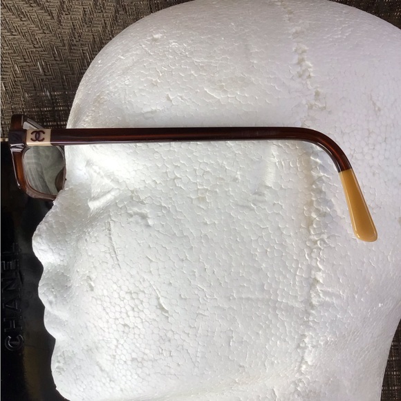 Chanel CH3157 Vintage Brown Rectangle Eyeglasses Frames - Picture 3 of 9